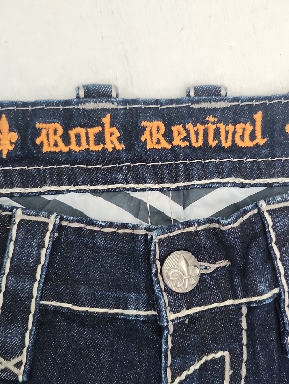 Rock Revival Earlin Bootcut Jeans Buckle Exclusive 36x38 XX-Long Heavy Stitch - Picture 2 of 16